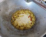 A picture of step 5 of Chhuin aloo tarkari (Drumstick curry).