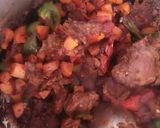 A picture of step 3 of Wet fry beef.