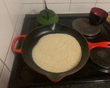 A picture of step 1 of Hummus fromScratch.