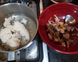 Foto langkah ke 3 dari resep Bubur ayam dari sisa nasi.
