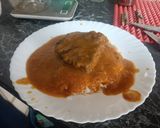 Foto del paso 6 de la receta Lomo de cerdo en salsa de papaya y naranja sobre cama de arroz