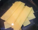 A picture of step 1 of Lasagna with meat sauce.
