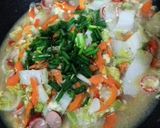 Foto langkah ke 5 dari resep Tumis sawi putih, wortel, telor sehat sederhana.