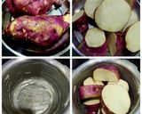 A picture of step 1 of Sweet Potato Bhel.