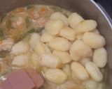 Foto del paso 4 de la receta: Ñoquis con pavo y salsa de curry, calabaza y espárragos