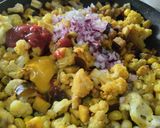 Foto del paso 2 de la receta: Wrap🌯🍆 de salteado de coliflor, berenjena y maíz🌽 tierno🥙🌯