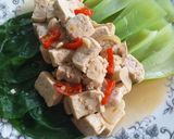 Foto langkah ke 5 dari resep Pokcoy Siram Tahu Masak Kecap Inggris.