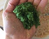 Foto del passaggio 6 della ricetta Hamburger di lenticchie e spinaci per bimbi sani e felici