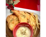 Foto langkah ke 8 dari resep Fish and Chips with Soda Water Batter.