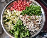 A picture of step 1 of Vegetable Soup.
