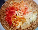 Májkrémes lecsó recept fázis 3 fotója