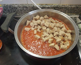 Foto del paso 5 de la receta: Sopa de tomate con hierbabuena y gambas