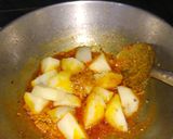 A picture of step 3 of DahiAloo.