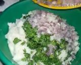 A picture of step 3 of Vadai using wasted rice.
