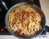 Spaghettoni με κόκκινη σάλτσα τόνου φωτογραφία βήματος 8