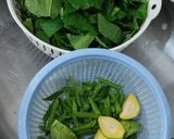 Gambar langkah 1 resipi Sayur Lemak Labu Kuning.