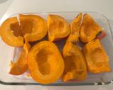 Foto langkah ke 1 dari resep Pasta Alfabeto Pumpkin Carbonara.