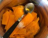 Fogasfilé sült tökön és lila burgonyán recept fázis 4 fotója