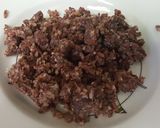 A picture of step 1 of Blood Sausage and Apple Phyllo Pouches.