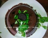 Foto langkah ke 9 dari resep Puding Coklat Oreo #Postingrame2_Puding 🍮.