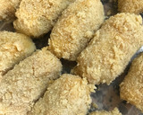 Foto del paso 3 de la receta: Croquetas de rulo de queso de cabra y cebolla caramelizada