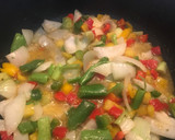 Foto del paso 4 de la receta: Arroz con pollo y champis al horno