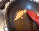 A picture of step 3 of Ande ka Halwa.