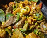 कटहल शिमला मिर्च मिक्स वेज सब्जी (Kathal shimla mirch mix veg sabzi recipe in hindi) रेसिपी चरण 3 फोटो