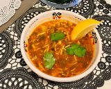 A picture of step 4 of Harira (Moroccan Soup).