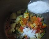 A picture of step 3 of Pancharatan rice.