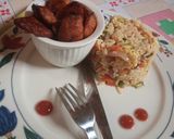 A picture of step 15 of Egg Fried Rice.
