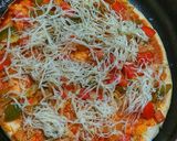 A picture of step 3 of Tawa pizza.
