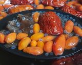 Hình bước làm 3 của món Trà hoa cúc nhiều topping