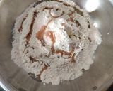 A picture of step 4 of Urad dal puri.