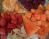 A picture of step 1 of Salad with paneer.