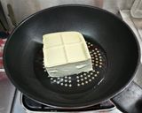 蔥燒豆腐炒蛋(簡單料理）的食譜步驟4照片