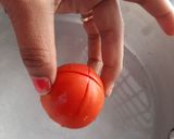 A picture of step 1 of Sweet tomatoes candy.