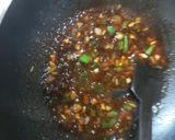 A picture of step 2 of Chicken manchurian.