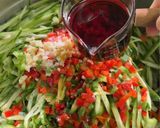 A picture of step 2 of Chinese Chicken Noodle Salad 鸡丝凉拌面.