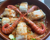 Foto del paso 6 de la receta: Bacalao con gambones