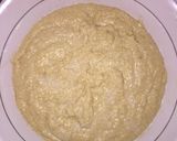 A picture of step 3 of Semovita cake.
