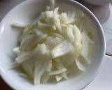 A picture of step 1 of Instant Pot Chicken Tinola.