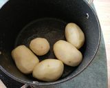 A picture of step 1 of Creamy Picnic Potato Salad.