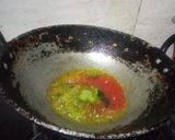 A picture of step 2 of Tangy potato sabzi.