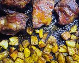 Foto del paso 5 de la receta: Carne al horno (marucha) con papas