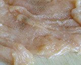 Foto del paso 1 de la receta: Supremas de pollo rellenas con queso crema philadelphia y jamón