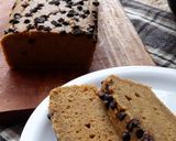 A picture of step 10 of Chocolate Chip Coffee loaf cake (Eggless).