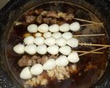 Foto langkah ke 6 dari resep Sate Telur Puyuh, Ati Ampela Ayam (Pelengkap Soto Semarang).