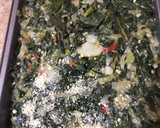 Foto del paso 5 de la receta: Tortilla de papas y hojas de brócoli 🥦 al horno