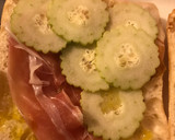 Foto del paso 2 de la receta: Cena rápida: bocadillo de jamón, alficoz y allioli